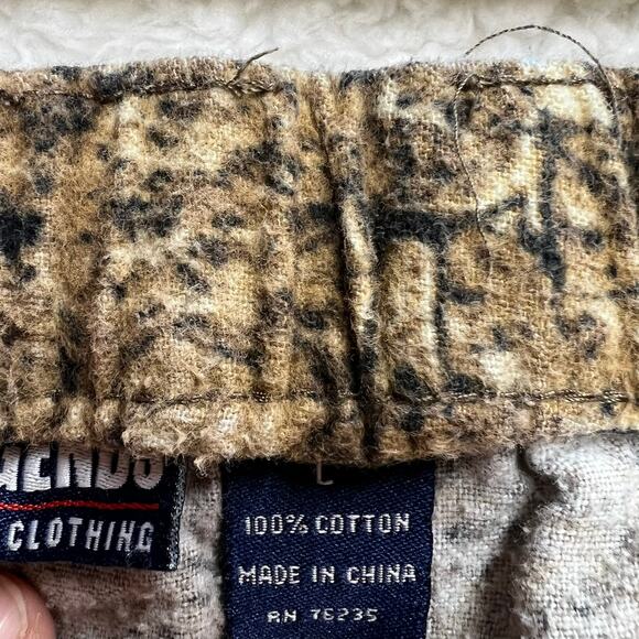 Reel Legends Camo Soft Fleece Mens Pants Size L Outdoor Performance Fishing Dad - Picture 3 of 6